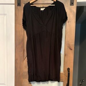 Universal Thread Black V-Neck Short Sleeve Tunic